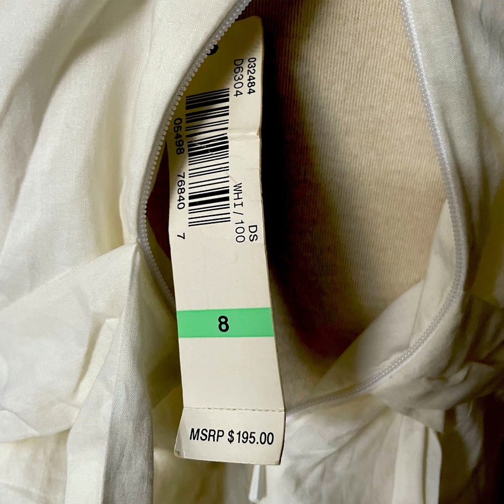 Laundry White Strapless Dress